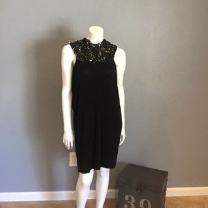 All saints black mini dress women’s size 8